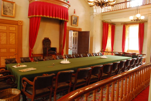 Inside Confederation Hall